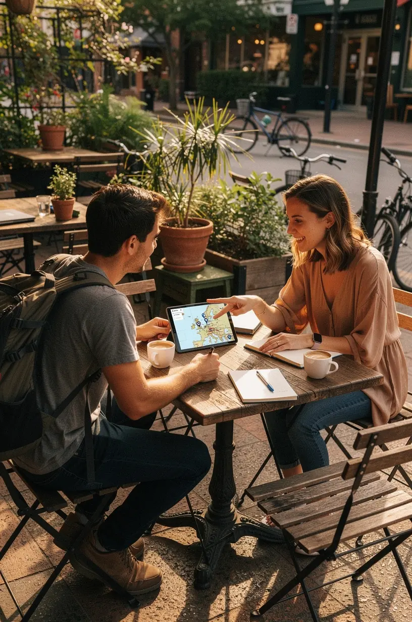 In-person travel planning for enriching European experiences.
